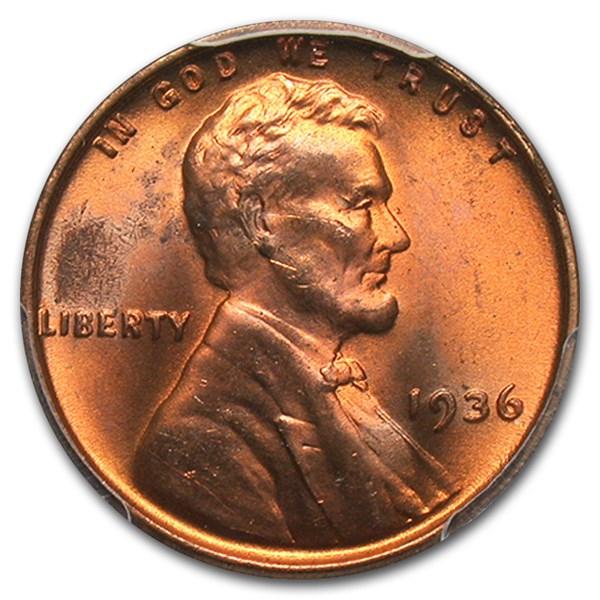 1936 wheat penny DDO Type 1 FS-101 close-up showing strong southwest doubling on LIBERTY and date